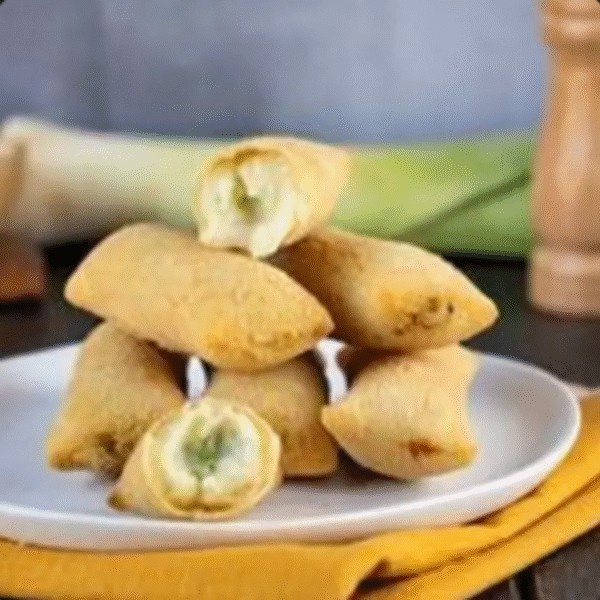 Travesseirinho de Alho-poró com queijo (20g)